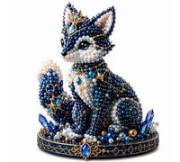 BRTNUP Moon & Stars Series DIY Bead Kit for Beginners,Firefox 3D Beaded Kit