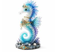 BRTNUP Mythical Ocean DIY Bead Kit for Beginners,Seahorse 3D Beaded DIY Kit