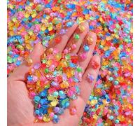 BRTNUP Pack of 300 Mini Resin Figures, Luminous Animals, Mini Turtles, Small Animal Figures, Luminous Turtles for Garden Decoration, Miniature Landscape, Home Decoration