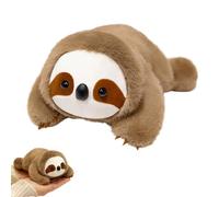 BRTNUP Pocket Weighted Plush Animals, Pocket Weighted Stuffed Animals Soft Palm-Sized Pocket Plush Toys for Anxiety Relief Desk Companion and Gift Giving Weighted Animals for Adults (Sloth)