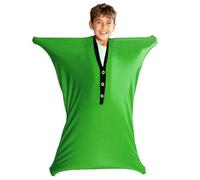 BRTNUP Sensory Body Sock, 47" x 27" Sensory Stretchy Body Sock for ADHD Kids Full-Body Wrap Stretchy Body Sock for Children with Autism & Anxiety to Relieve Stress Self-Claming Sensory Sack (Green)