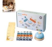 BRTNUP Word Spelling Game, Word Race Spelling Alphabet Game Fast-Paced Alphabet Puzzle Set Turn A Words Tots Game for Family Words Play Sight Wordss Recognition for Early Learning Preschool Classroom
