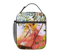 BRTOLIIAO Candy Candy Anime Insulated Lunch Bag Kawaii Japanese kids Food Container Bags Portable Thermal Cooler Bento Box For Work