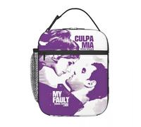 BRTOLIIAO Culpa Mia My Fault Movie Merch Insulated Lunch Bags for Outdoor Food Storage Bag Portable Cooler Thermal Bento Box