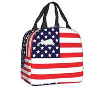 BRTOLIIAO Custom American Flag Lunch Bag Men Women Cooler Warm Insulated Lunch Box for Adult Office