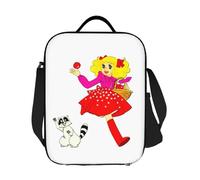 BRTOLIIAO Custom Candy White and Klin Portable Lunch Box Women Leakproof Cartoon Anime Tv Thermal Cooler Food Insulated Lunch Bag Kids