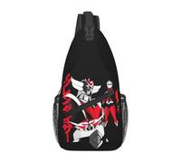 BRTOLIIAO Custom Goldorak Gurendaiza Sling Bags for Fashion Anime Ufo Robot Goldrake Shoulder Chest Crossbody Backpack Traveling Daypack