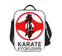 BRTOLIIAO Custom Kyokushin Karate Kanji And Symbol Lunch Bag Men Women Cooler Thermal Insulated Lunch Boxes for Student School