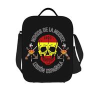 BRTOLIIAO Custom Spanish Legion Insulated Lunch Bags for Women Spain Coat of Arms Resuable Thermal Cooler Food Lunch Box School Children