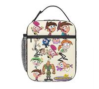 BRTOLIIAO Custom The Fairly OddParents Lunch Bag for Women Thermal Cooler Insulated Bento Box Beach Camping Travel Waterproof Tote Bags