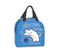 BRTOLIIAO Cute Cat Lunch Bag Women Men Cooler Thermal Insulated Lunch Boxes for Adult Office Children Laptop Bag Back to School