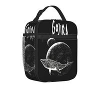 BRTOLIIAO Gojiras Rock Metal Band Insulated Lunch Bags Large Reusable Thermal Bag Tote Lunch Box College Outdoor Bento Pouch