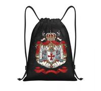 BRTOLIIAO Knights Templar Coat Of Arms Drawstring Bags Women Men Foldable Gym Sports Sackpack Medieval Warrior Cross Shopping Backpacks