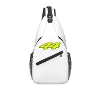 BRTOLIIAO Lewis Hamilton 2023 Season Number 44 Sticker Yellow Chest Bag Men Sling Crossbody Backpack Chest Bag Hiking Daypack Shoulder Bag