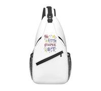 BRTOLIIAO Little Diaper Boy Abdl Chest Bag Men Sling Crossbody Backpack Chest Bag Travel Hiking Daypack Shoulder Bag