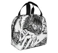 BRTOLIIAO My Cute Cat Tomie Junji Ito Horror Manga Insulated Lunch Bag Leakproof Cooler Bag Lunch Box Tote School Outdoor Food Storage Bag
