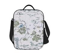 BRTOLIIAO Narnia Map - Chronicles Of Narnia Lunch Bags Insulated Bento Box Waterproof Lunch Tote Picnic Bags Cooler Bag Woman Kids Work