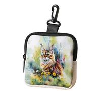 BRTOLIIAO One cat patterned large capacity coin wallet, digital printed coin wallet, and storage bag are ideal choices for gifs