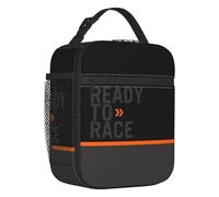 BRTOLIIAO Ready To Race Thermal Insulated Lunch Bag Enduro Cross Motocross Bitumen Bike Life Resuable Lunch Container Storage Food Box