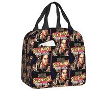 BRTOLIIAO Sex Pistols Insulated Lunch Bag for School Office Heavy Metal Rock Band Waterproof Cooler Thermal Lunch Box Women Children
