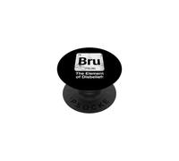 Bru The Element of Disbelief Funny Science Periodic Table PopSockets Adhesive PopGrip