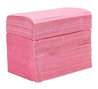 Bruafsir Pink 125Pcs Absorbent Tattoo Tablecloth Disposable Tattoo Cloth Towel Cleaning Pad Waterproof Paper Tablecloth Pad Double Board Tattoo Accessories 45x33Cm