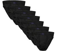 BRUBAKER 7-Pack Men's Underwear Briefs Classic Slip Underpants Anthracite Size M
