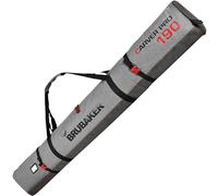 BRUBAKER 'Carver Performance' Padded Ski Bag for 1 Pair of Ski and 1 Pair of Poles Black/Grey 190 cm / 74 3/4"