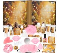 BRUBAKER Cosmetics Advent Calendar 2025 - XXL Christmas Calendar in Book Form - 24 Exciting Beauty Surprises for Women and Girls - Large Wellness Calendar with Spa and Cosmetic Treats