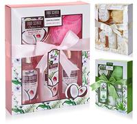 BRUBAKER Cosmetics Bath and Shower Set - Coconut and Strawberry - 5-Piece Gift Set