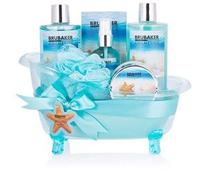 BRUBAKER Cosmetics Bath and Shower Set Summer Dreams - 7-piece Gift Set in Decorative Tub