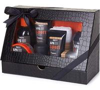 BRUBAKER Cosmetics Spa Sport Musk Mens Body Wash / Shower Gel Gift Set + Washcloth in Gift Box - 8 Pcs.