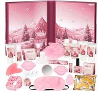 BRUBAKER Cosmetics XXL Beauty Advent Calendar 2025 - Large Christmas Calendar in Book-Style - 24 Exciting Beauty and Spa Surprises - Ultimate Wellness Calendar for Women and Girls - Pink