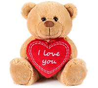 BRUBAKER I love you Teddy Bear 10" / 25 CM Couples Gift for Girlfriend Him Her