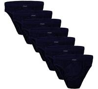 BRUBAKER Pack of 7 Men's Briefs 100% Cotton Dark Blue