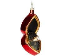 BRUBAKER Proposal Ring - Hand-Painted Glass Christmas Bauble - 5.1 inches (13 cm) Tree Bauble Proposal Wedding - Ring in Red Box - Pendant for Engaged Couples - Mouth-Blown Christmas Tree Decoration