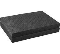 BRUBAKER Raster Foam Cube Foam - 2 Pieces Foam Inserts 17.7 x 12.8 x 1.8 inches - Foam for Tool Case and Camera Case - Case Insert Protection for Camera and Tools