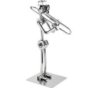 BRUBAKER Screw Man Musician on the Trombone - Handmade Iron Figure Metal Man Trombone Player - Metal Figure Wind Musician Decoration Gift for Trombone Players