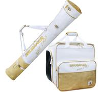 BRUBAKER St Moritz Combo Ski Bag + Boot Bag 1 Pair 170 cm 66 7/8" White Golden