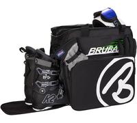 BRUBAKER Super Champion Ski Boot Helmet Bag Comfort Bag Functions as Rucksack Green Black/Green Size:45 l