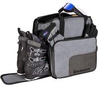 BRUBAKER Super Performance Ski Boot Bag Helmet Bag Backpack with Shoe Compartment - Grey Black