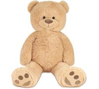 BRUBAKER XXL Teddy Bear 40 Inches (100 Cm) Tall - Beige - Soft Toy Cuddly Toy Stuffed Animal