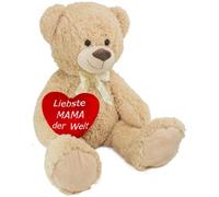 BRUBAKER XXL Teddy Bear 40 Inch With a Heart - Liebste Mama der Welt