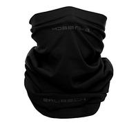 Brubeck Functional Balaclava Face Mask / Ski Mask / Motorbike Mask,Black, White, High Quality Body Conforming, Different Material Textures, Schlauchtuch - Schwarz, L/XL