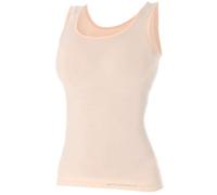 BRUBECK Ladies Vest Tops Merino Wool Base Layer Tank Tops Women Tops Vest Tops Women UK Thermal Vests for Women Sleeveless Tops for Women Vests for Women Ladies Thermal Underwear Beige