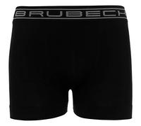 BRUBECK Men's Underwear | 80% Cotton | Functional Underwear | Breathable | Seamless | BX00501A | Black | Size: L