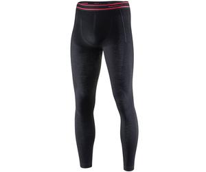 Brubeck Merino Active Wool Men's Thermal Leggings - Black