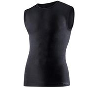 BRUBECK Vest Men Merino Wool Tops Mens Vests for Men UK Men Sleeveless Tshirt Men Tank Top Men Sleeveless Under Top Mens Thermal Underwear Black