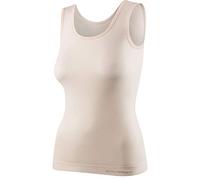 BRUBECK TA10170 Women's Tank Top Sleeveless Breathable Sports Functional Vest Top 41% Merino Wool Beige