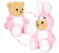 BRUBIES Teddy Bunny - 10 inches (25 cm) Teddy Bear in Bunny Costume with Hood - Cuddly Toy for Cosy Adventures - Cuddly Toy Gift for Children